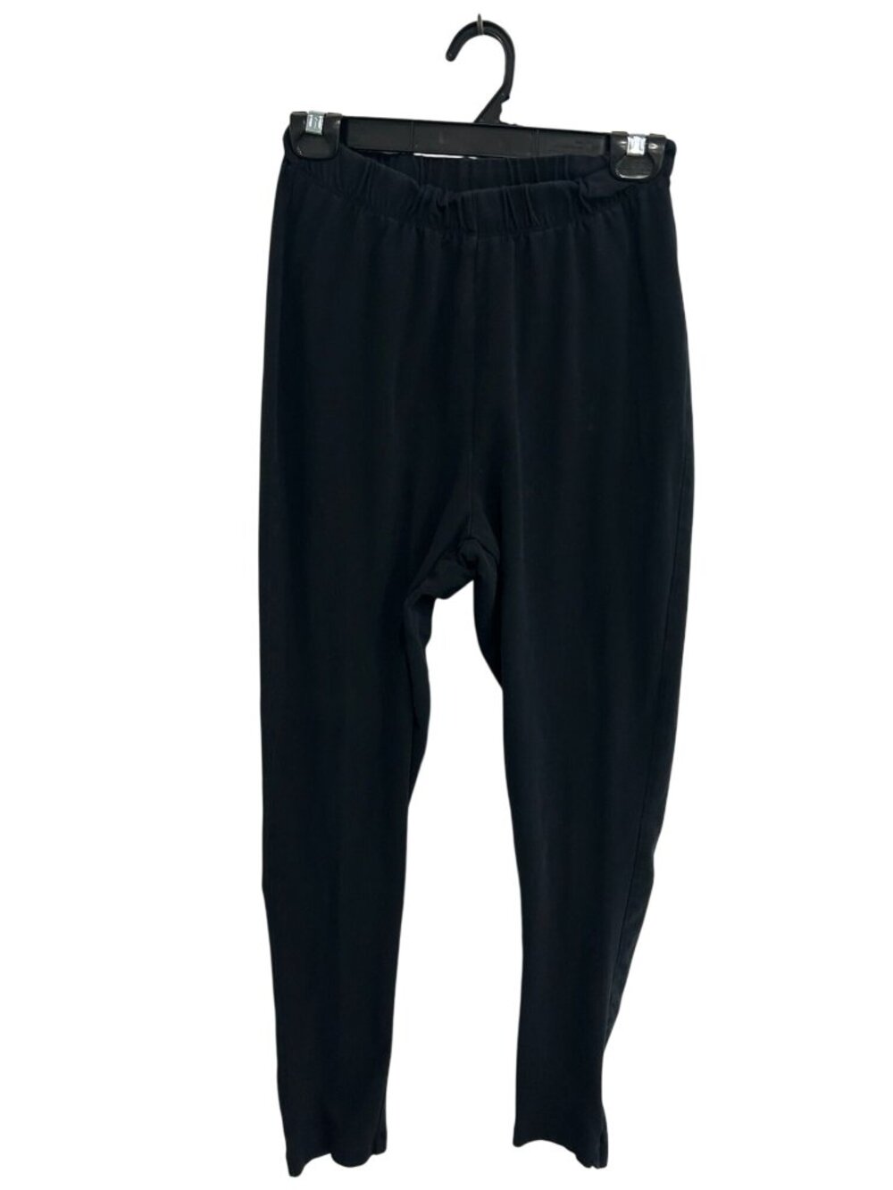 Roamans Medium Black Stretch Elastic Waist Pants Cozycore Neutral Aesthetic